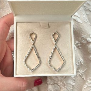 Kendra Scott Alexa Pave Diamond Statement Earrings